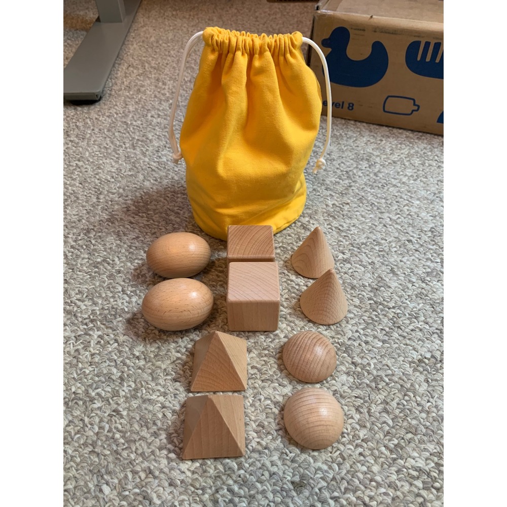Monti Kids Level 8 Montessori Wooden Toy Set 21+ Months Incomplete Sensory Play - Picture 6 of 12
